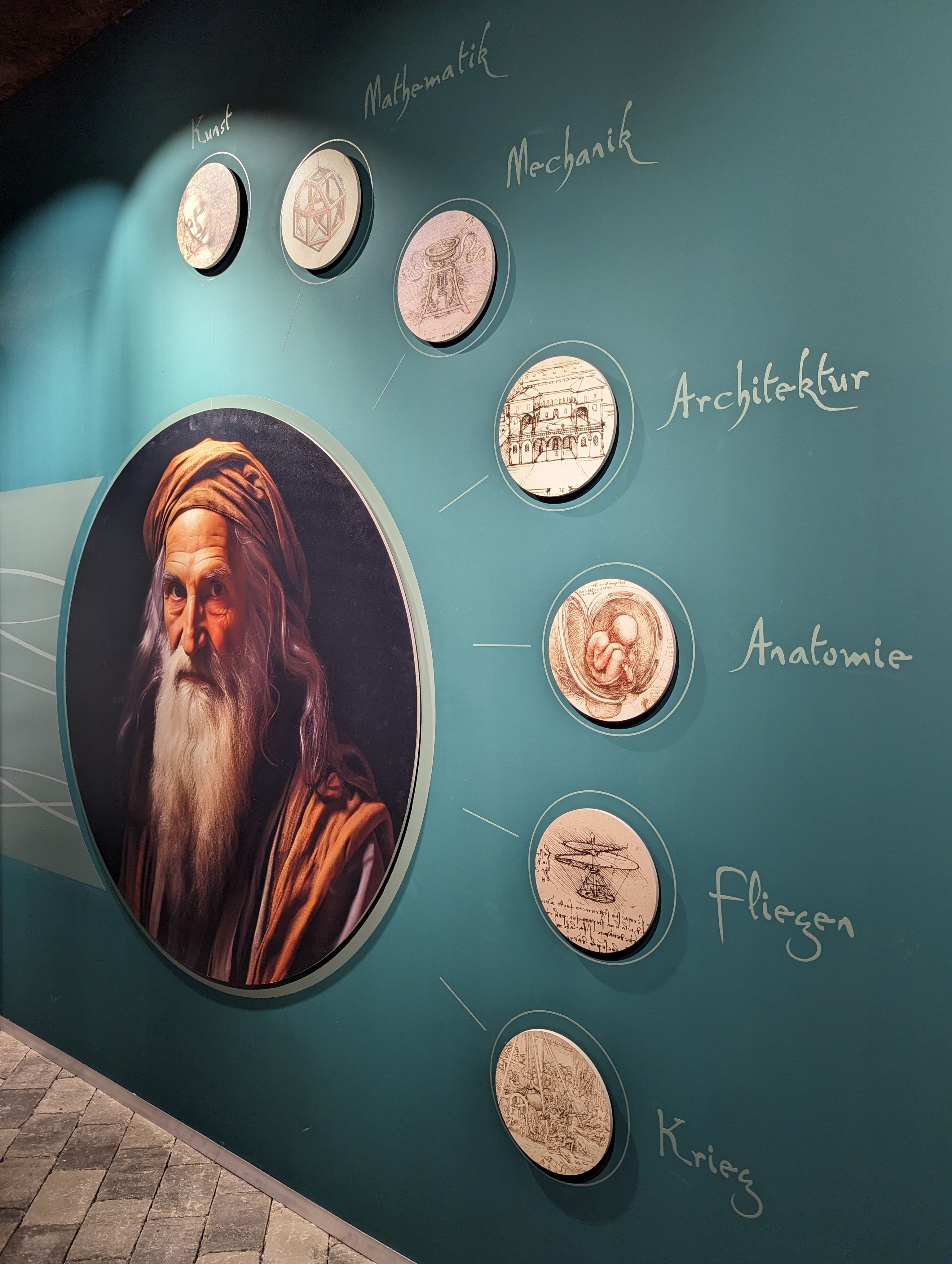 Leonardo da Vinci was een veelzijdig geleerde. Bezoekers van de tentoonstelling leren over de gebieden waarin hij goed thuis was