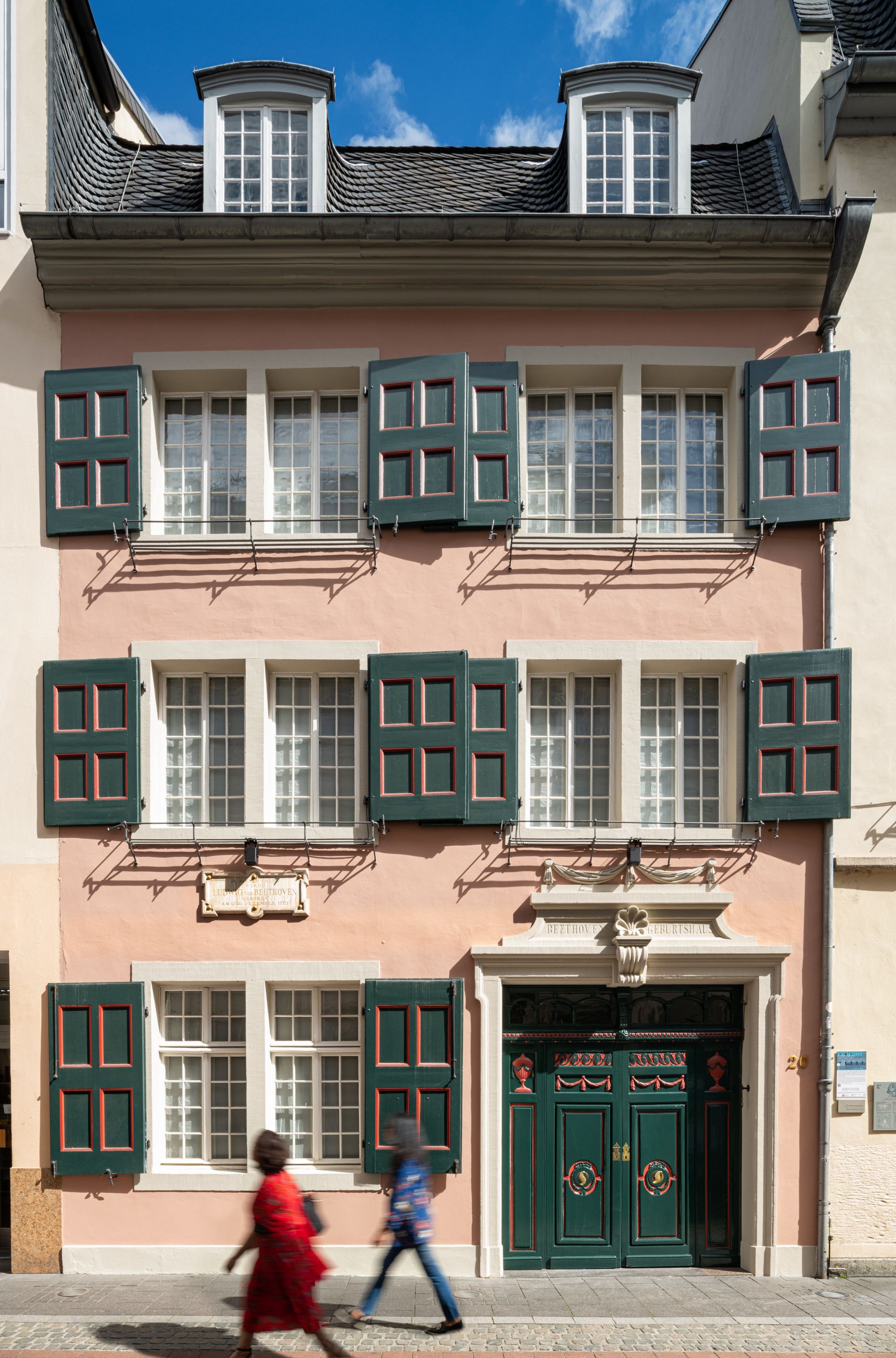 Beethoven-Haus Bonn, museum, gevel van het voorgebouw