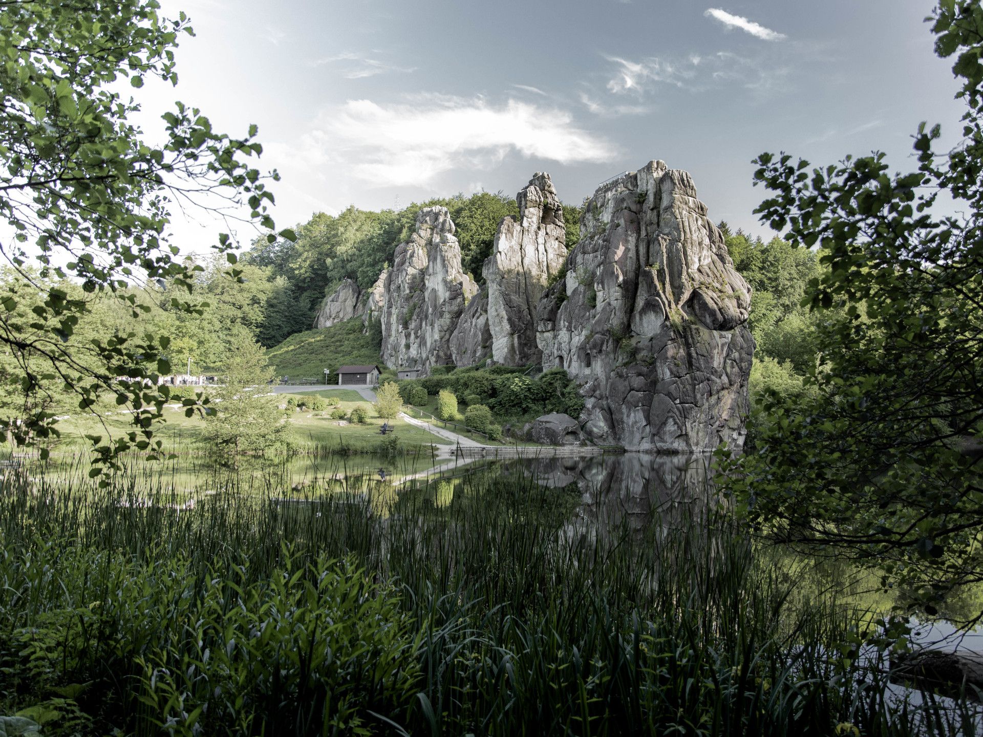 Externsteine in Horn Bad Meinberg, Teutoburgerwoud