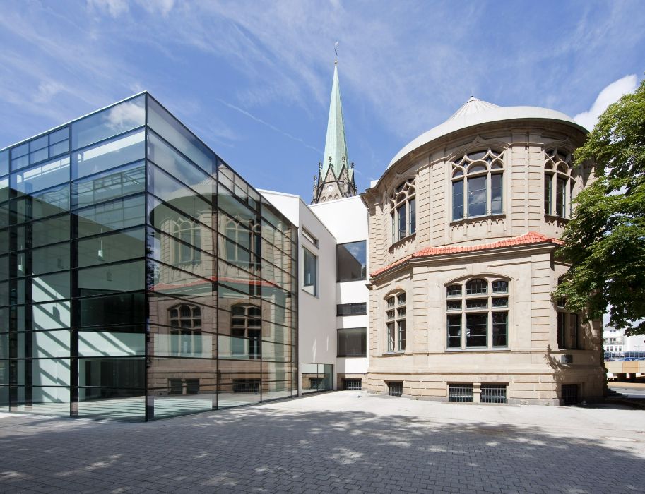 Uitzicht op het Osthaus Museum Hagen