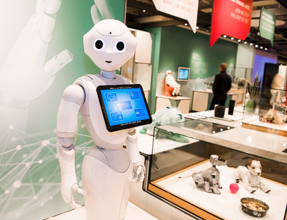 Pepper de robot helpt gasten