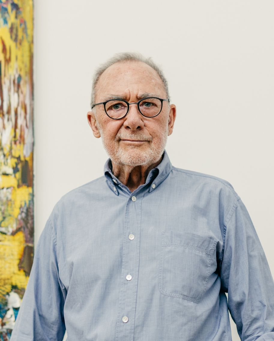 Gerhard Richter in het Albertinum, Dresden, 2017