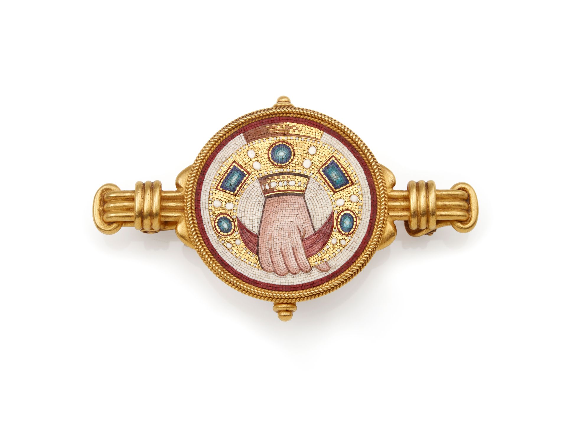 Michelangelo Caetani di Sermoneta (ontwerp), Casa Castellani (realisatie), broche, Rome, ca. 1860-1863