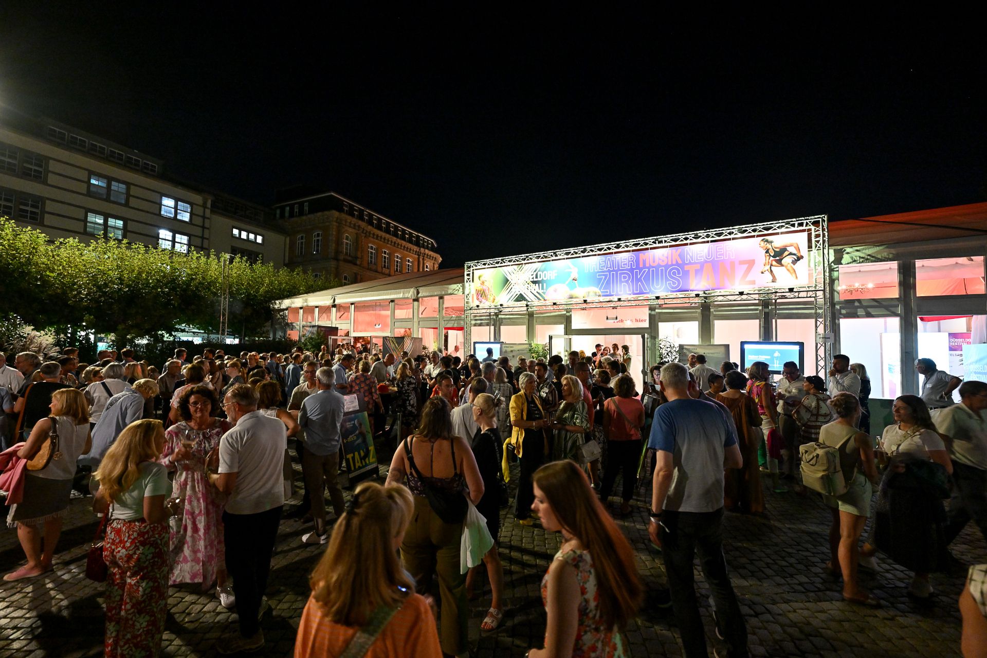 Het aantal gasten op Düsseldorf Festival evenementen is hoog