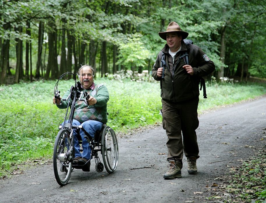 Ontdek de routes in het natuurbelevingsgebied Wilder Kermeter met de handbike