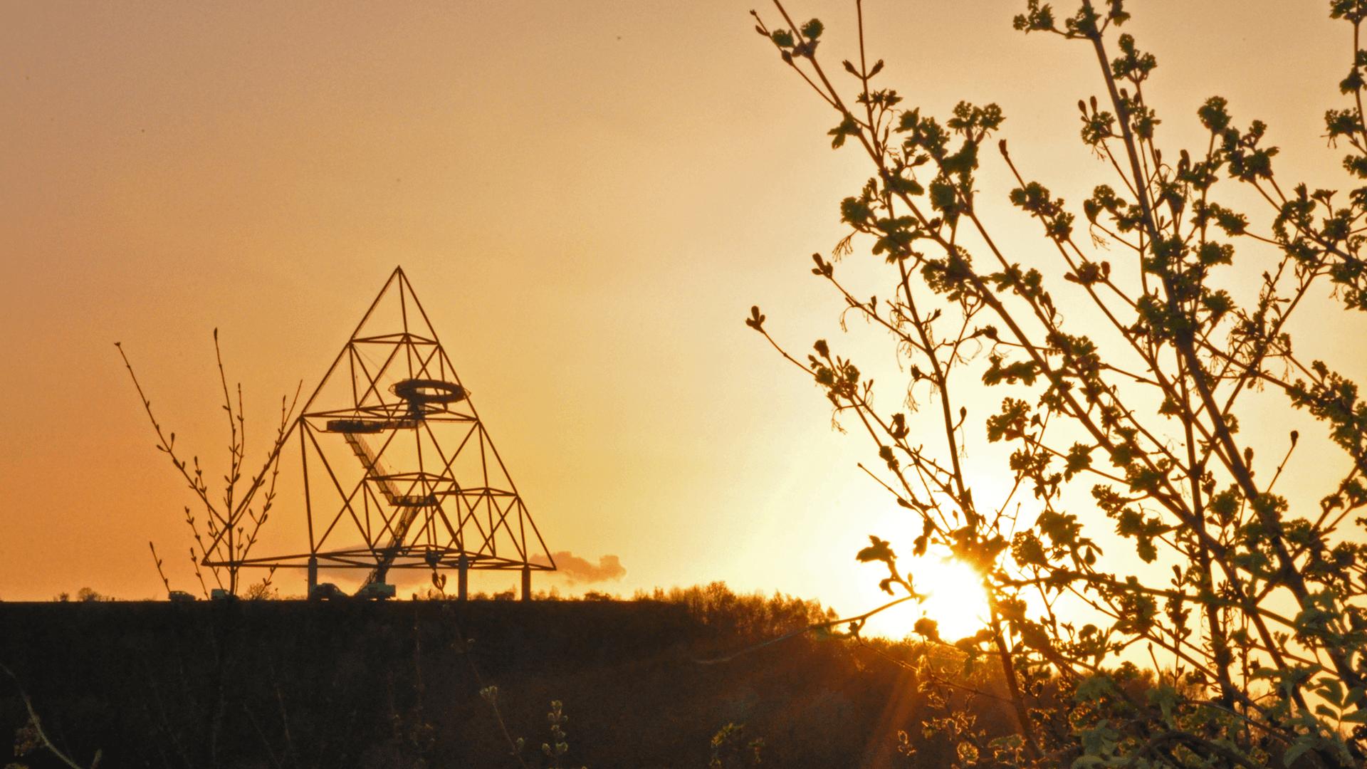 Tetraeder Bottrop op de stortplaats van de Beckstraße