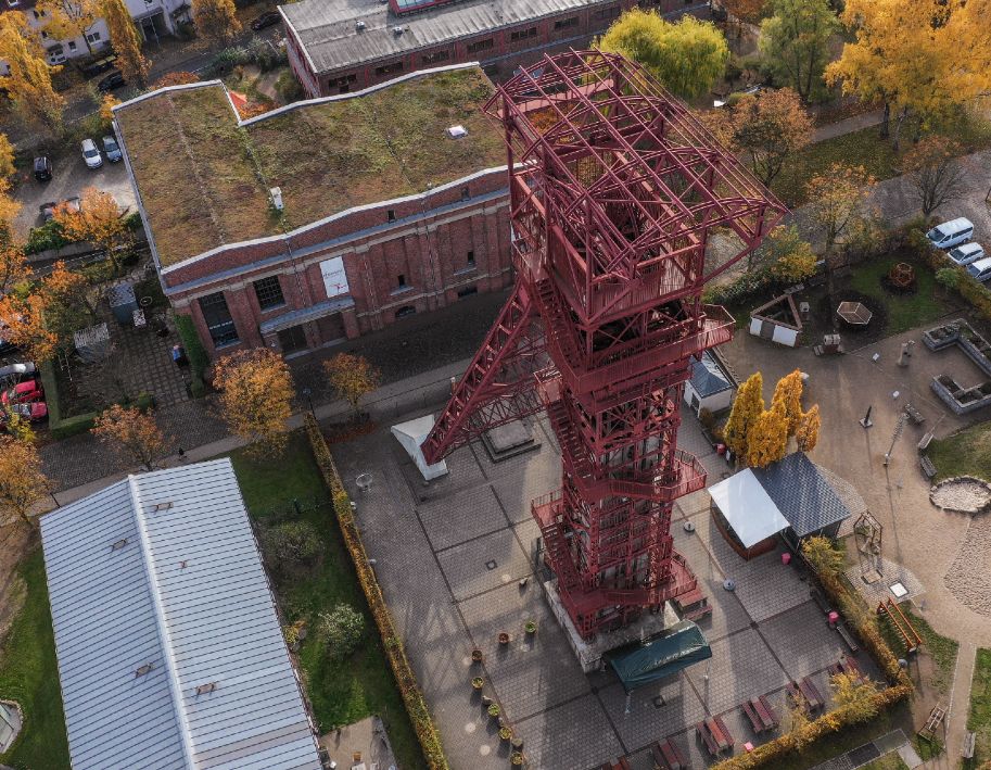 Het avonturenmuseum Phänomania Erfahrungsfeld ligt op het terrein van het UNESCO-werelderfgoed Zollverein.